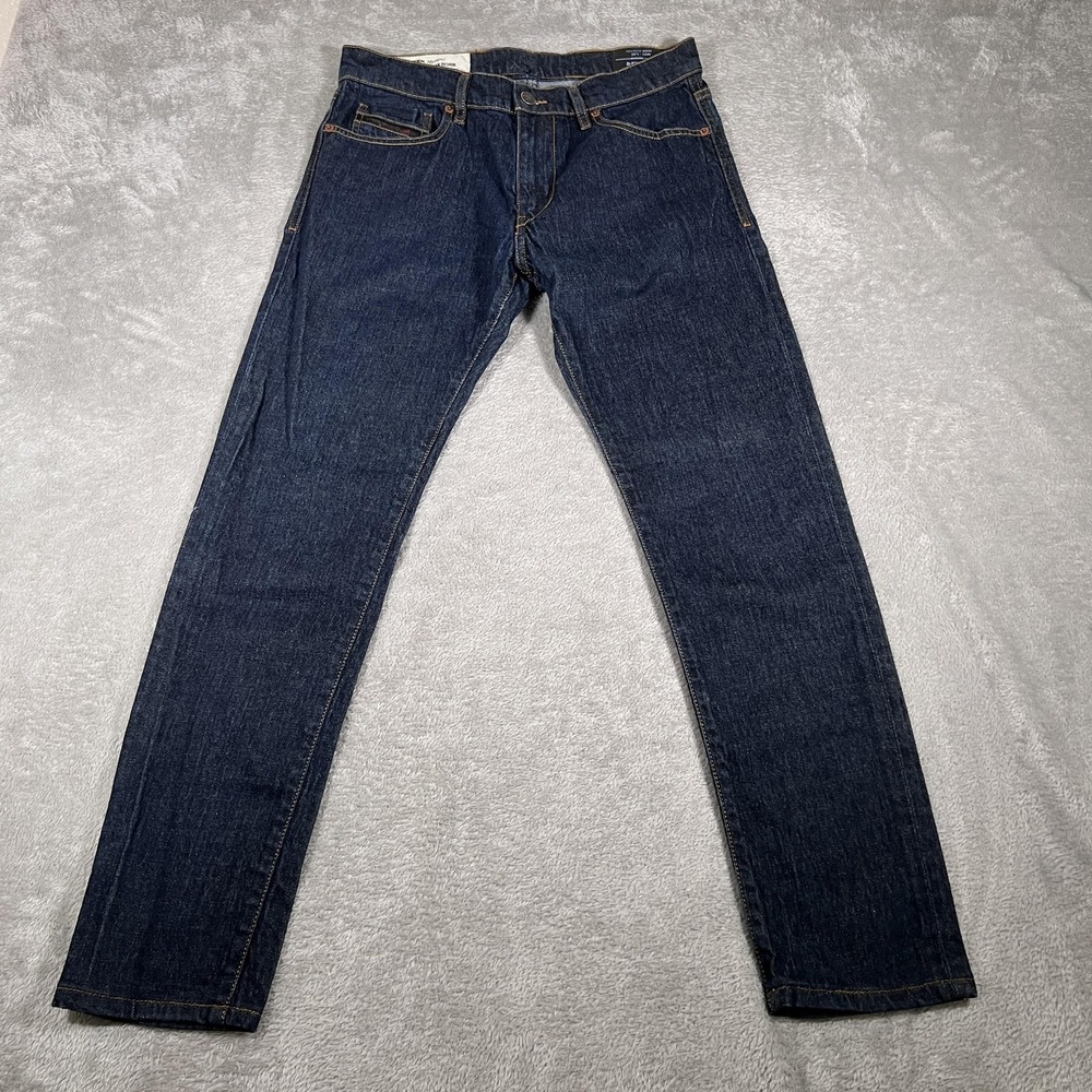 Diesel Jeans D-STRUKT Mens‎ 31x32 (Fits 30x28) Blue Dark Wash Slim Stretch